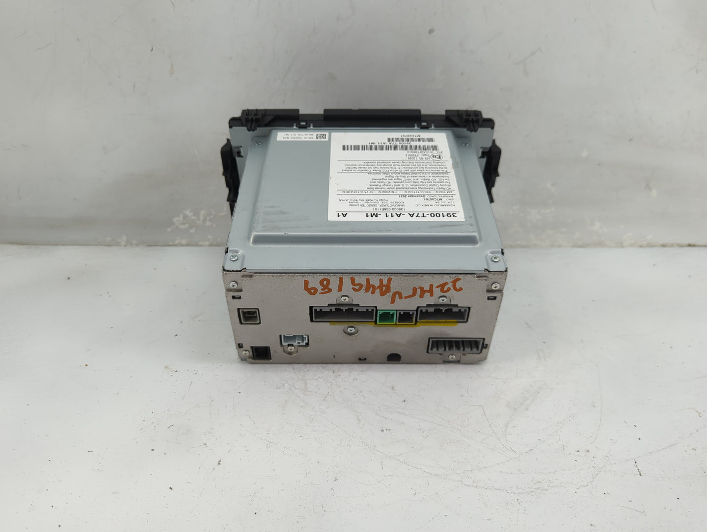 2019-2022 Honda Hr-V Radio AM FM Cd Player Receiver Replacement P/N:39100-T7A-A11-M1 Fits Fits 2019 2020 2021 2022 OEM Used 