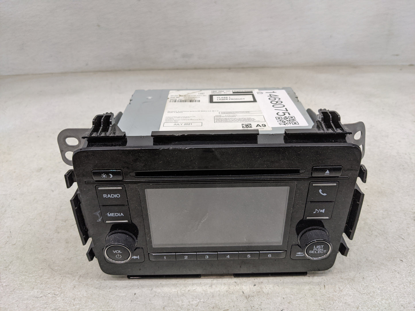 2019-2022 Honda Hr-V Radio AM FM Cd Player Receiver Replacement P/N:39100-T7W-A911-M1 CV-CHV8N0JX Fits Fits 2019 2020 2021 2