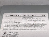 2019-2022 Honda Hr-V Radio AM FM Cd Player Receiver Replacement P/N:39100-T7A-A21-M1 139000-93922101 Fits Fits 2019 2020 202
