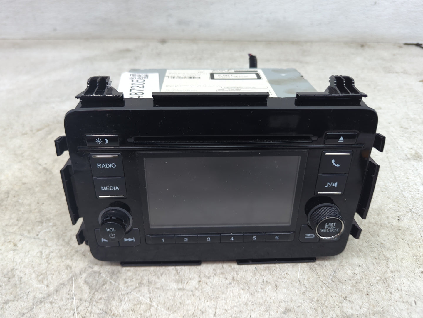 2019-2022 Honda Hr-V Radio AM FM Cd Player Receiver Replacement P/N:39100-T7W-A911-M1 CV-CHV8N0JX Fits Fits 2019 2020 2021 2