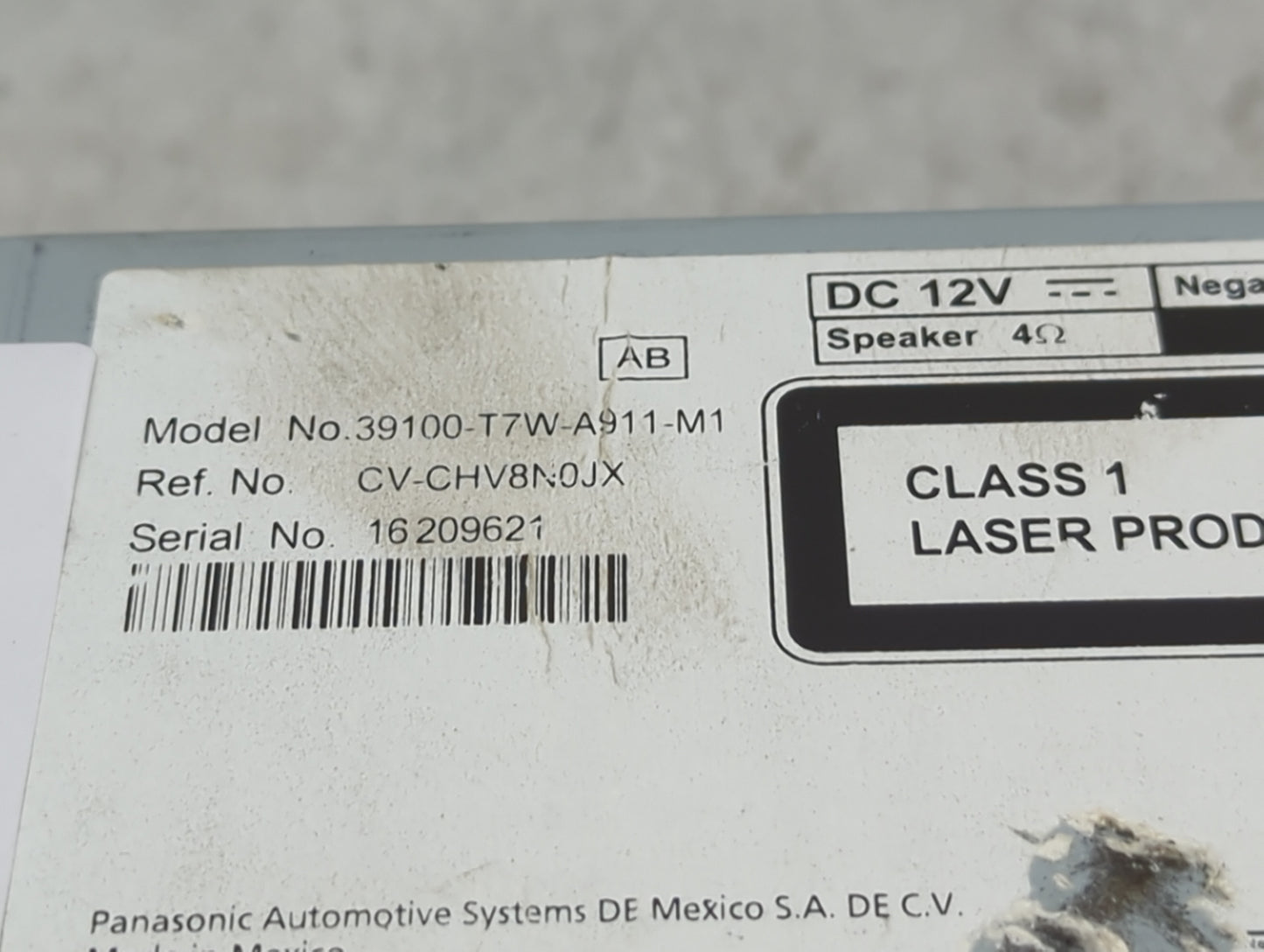 2019-2022 Honda Hr-v Information Display Screen - Oemusedautoparts1.com