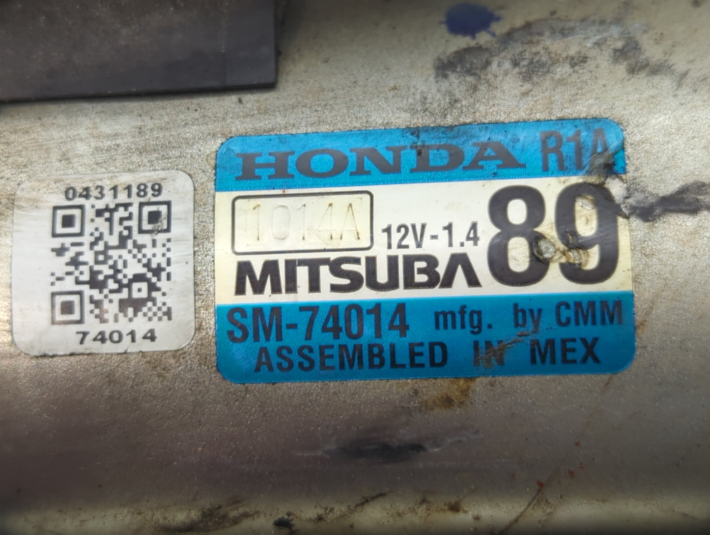 2016-2022 Honda Hr-V Car Starter Motor Solenoid OEM P/N:SM-74014 Fits Fits 2013 2014 2015 2016 2017 2018 2019 2020 2021 2022