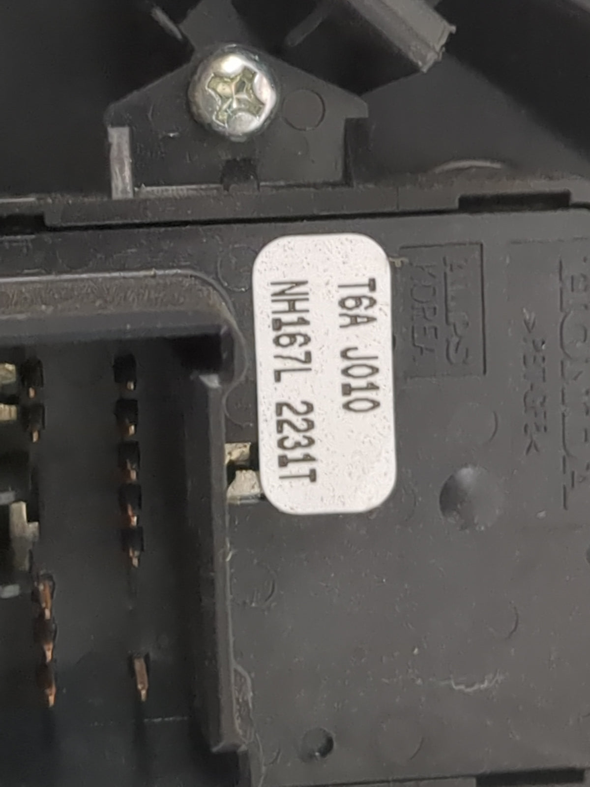 2019-2022 Honda Insight Master Power Window Switch Replacement Driver Side Left P/N:T6A J010 NH167L Fits Fits 2019 2020 2021
