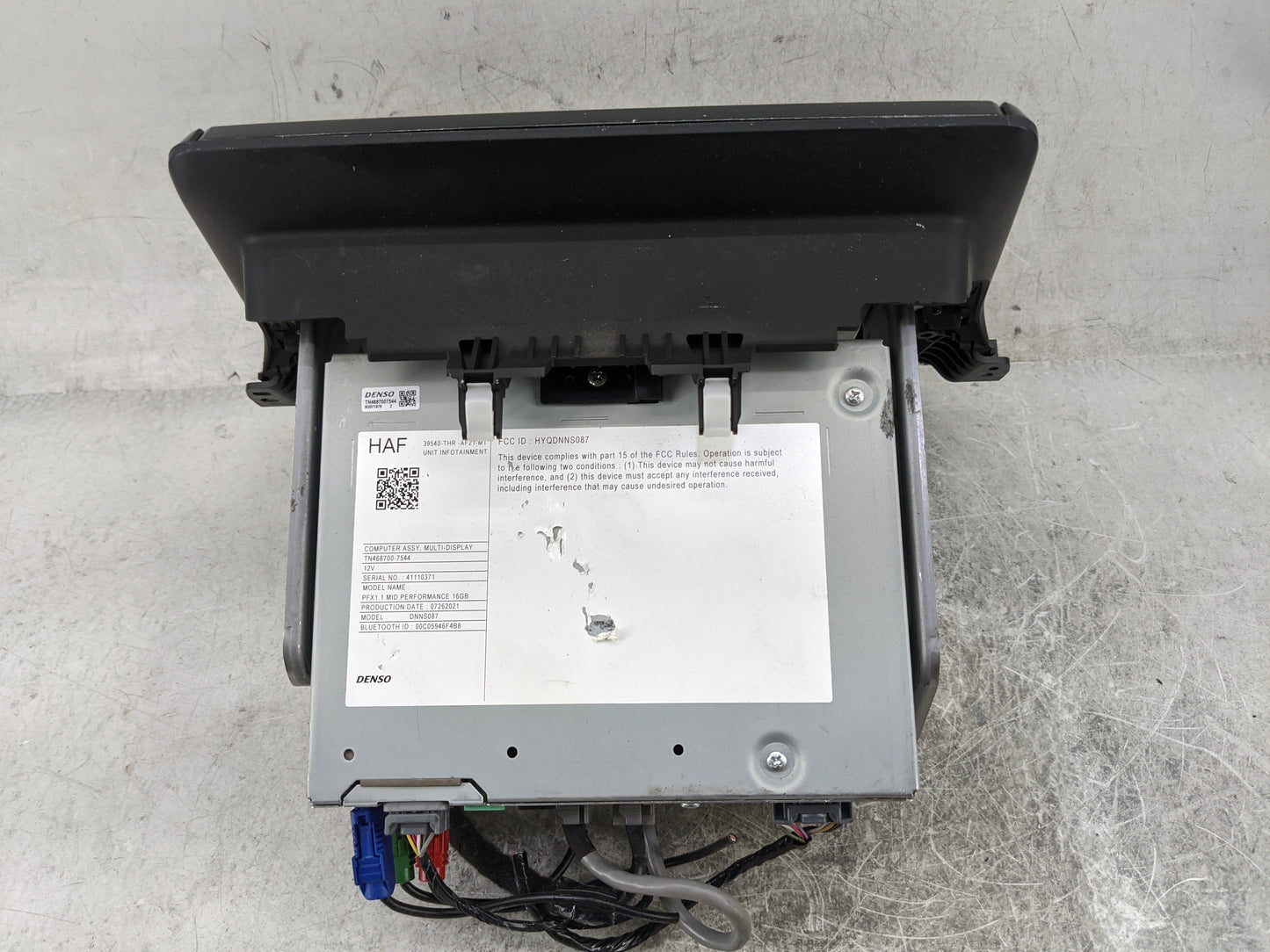 2022 Honda Odyssey Radio AM FM Cd Player Receiver Replacement P/N:39540-THR-AF21-M1 TN468700-7544, DNNS087, HYQDNNS087 Fits 