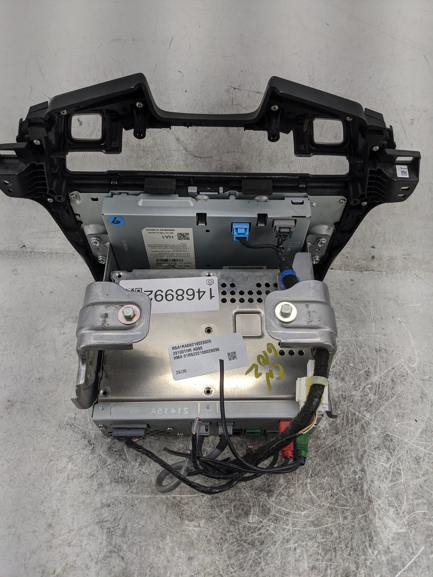 2022 Honda Odyssey Radio AM FM Cd Player Receiver Replacement P/N:39540-THR-AF21-M1 TN468700-7544, DNNS087, HYQDNNS087 Fits 