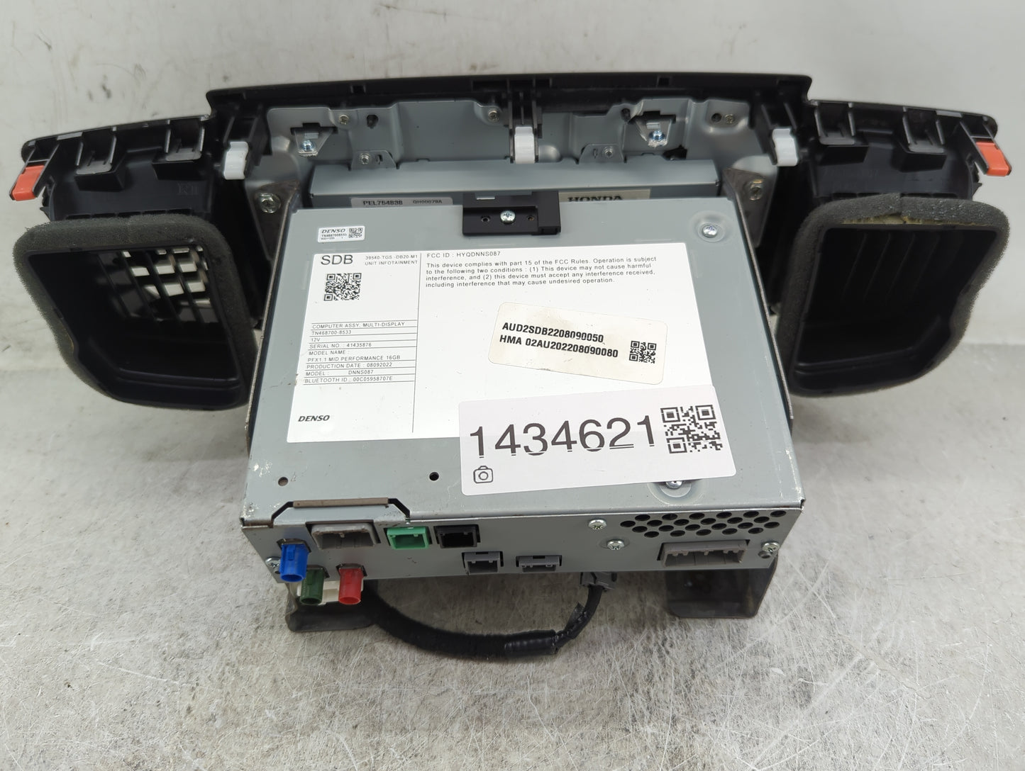2022 Honda Passport Information Display Screen - Oemusedautoparts1.com