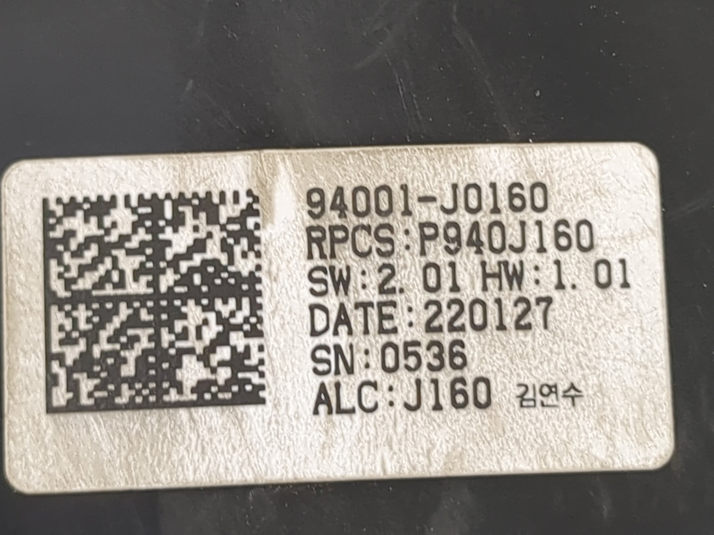2019-2022 Hyundai Accent Instrument Cluster Speedometer Gauges P/N:94001-J0160 P940J160 Miles: Fits Fits 2019 2020 2021 2022