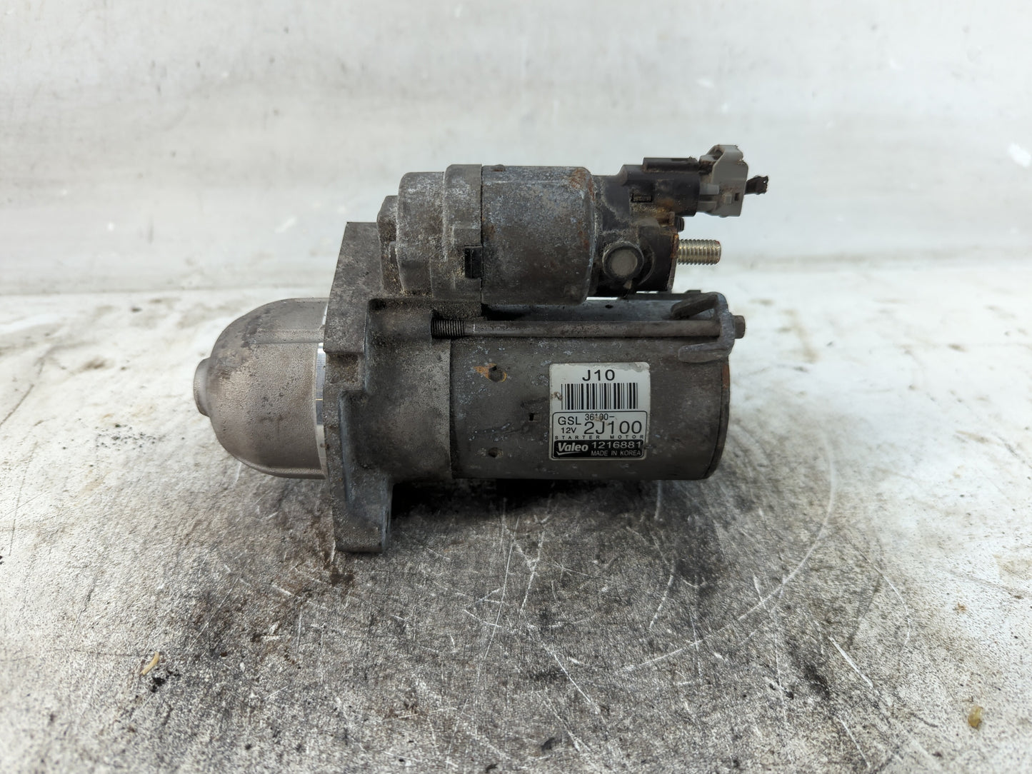 2021-2022 Hyundai Elantra Car Starter Motor Solenoid OEM P/N:1216881 36100-2J100 Fits Fits 2021 2022 OEM Used Auto Parts - O