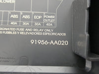 2021-2022 Hyundai Elantra Fusebox Fuse Box Panel Relay Module P/N:91956-AA020 Fits Fits 2021 2022 OEM Used Auto Parts - Oemu