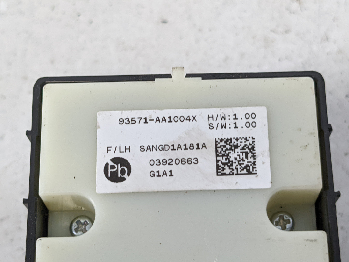 2021-2022 Hyundai Elantra Master Power Window Switch Replacement Driver Side Left P/N:93571-AA1004X 02721287 Fits Fits 2021 