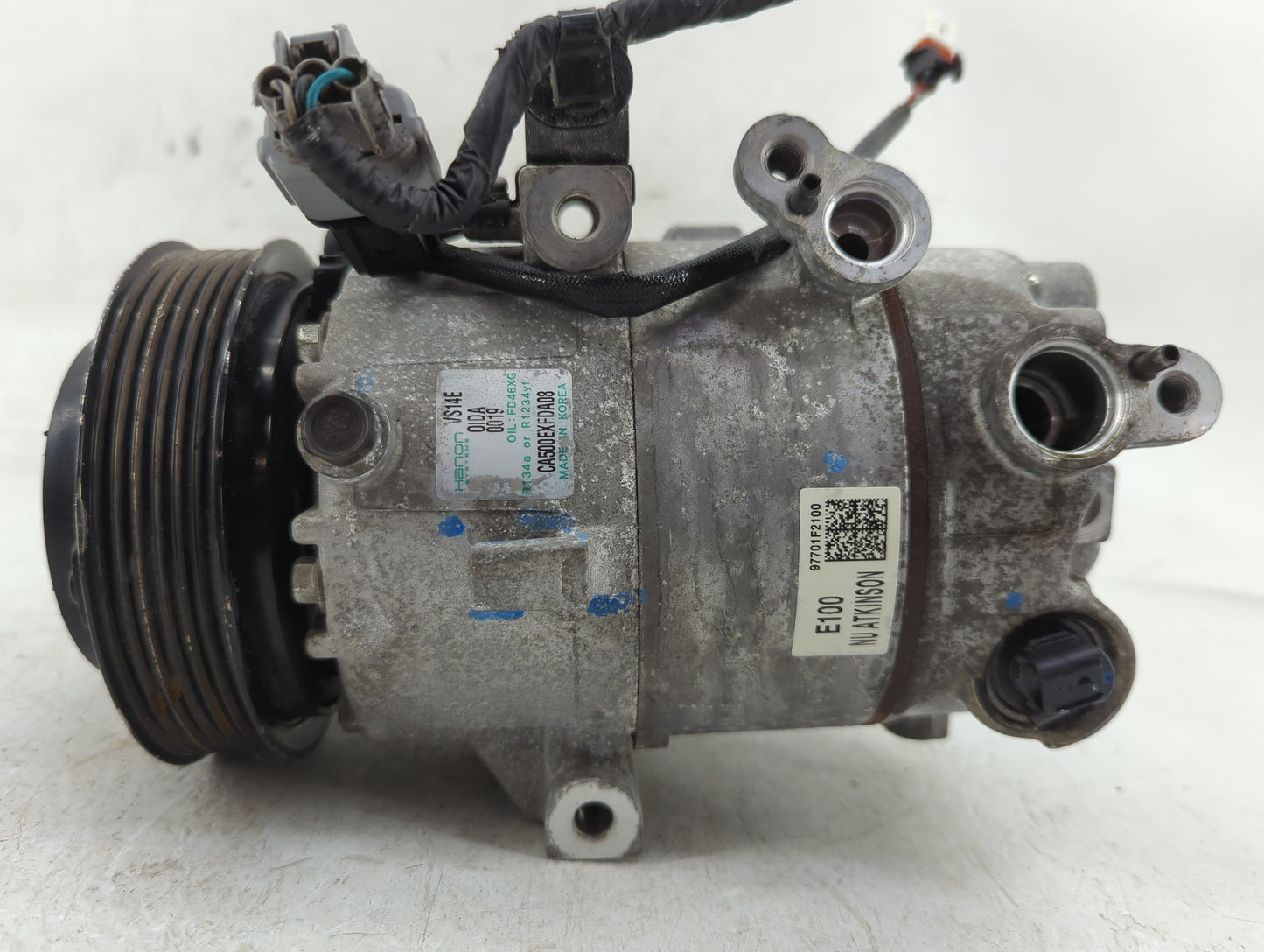 2021-2022 Hyundai Elantra Air Conditioning A/c Ac Compressor Oem - Oemusedautoparts1.com