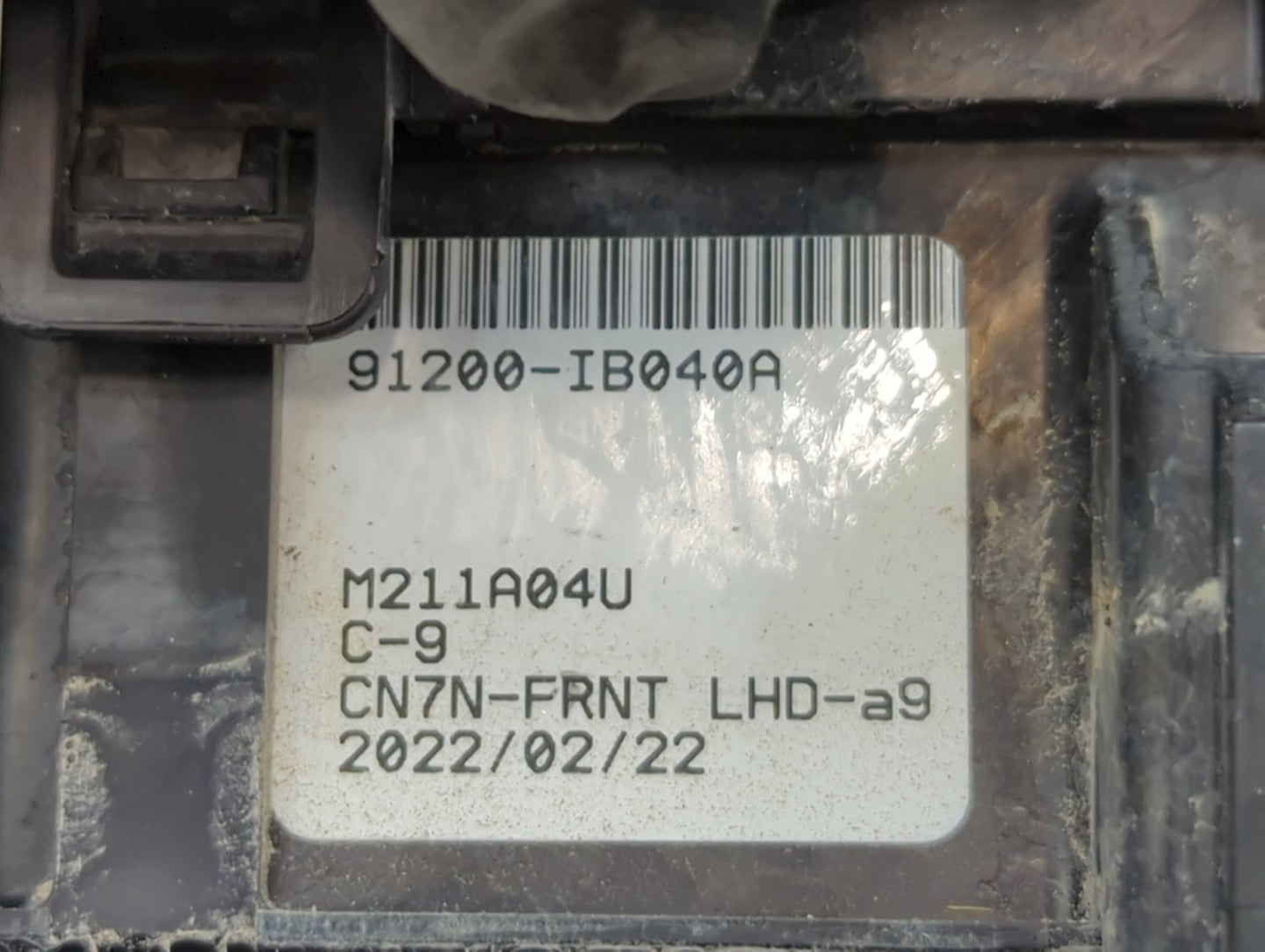 2021-2022 Hyundai Elantra Fusebox Fuse Box Panel Relay Module P/N:91200-IB040 Fits Fits 2021 2022 OEM Used Auto Parts - Oemu