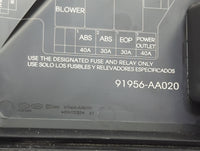 2021-2022 Hyundai Elantra Fusebox Fuse Box Panel Relay Module P/N:91956-AA020 Fits Fits 2021 2022 OEM Used Auto Parts - Oemu