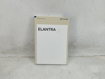 2022 Hyundai Elantra Owners Manual Book Guide OEM Used Auto Parts - Oemusedautoparts1.com