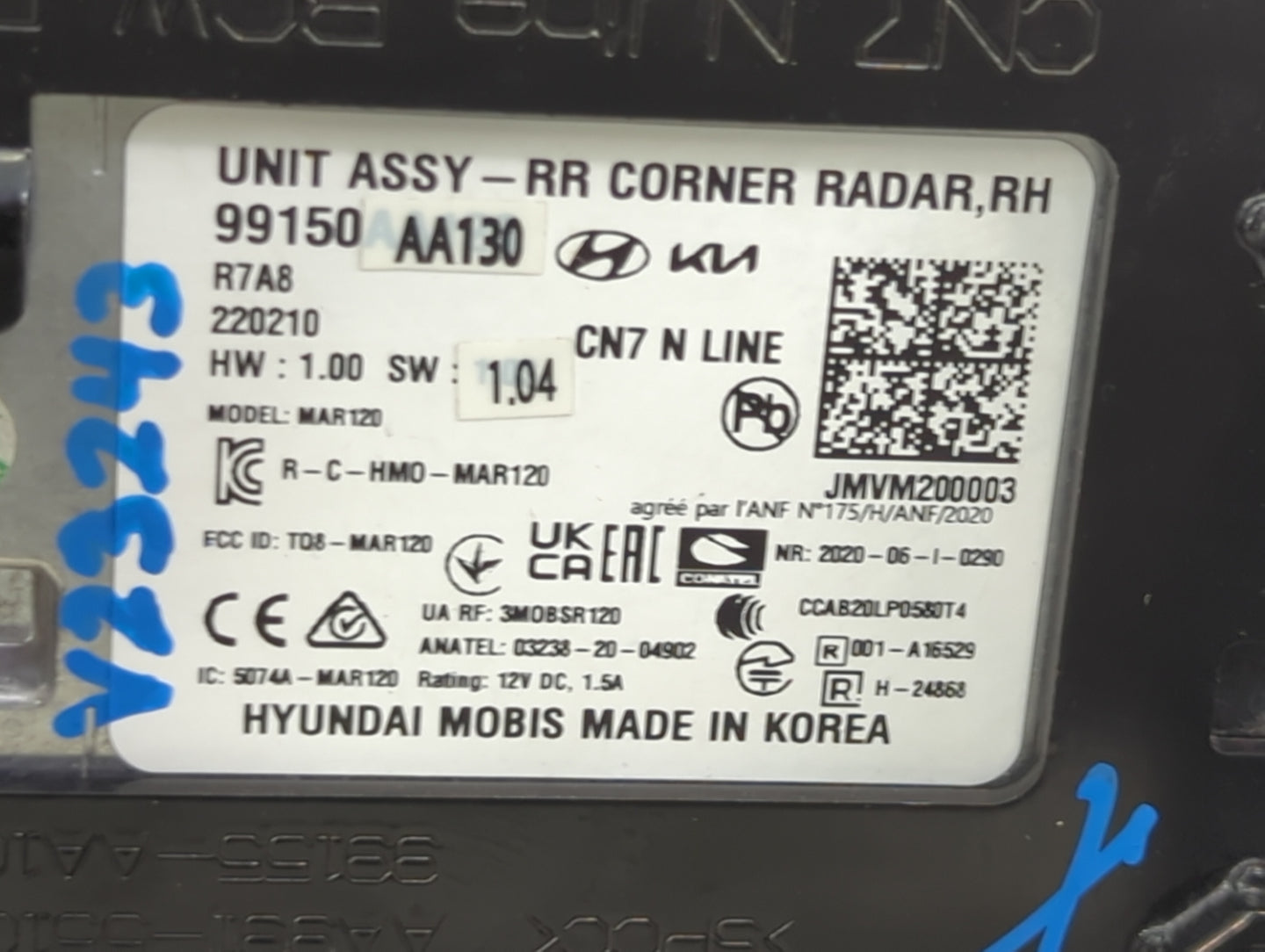 2022 Hyundai Elantra Front Park Assist Sensor - Oemusedautoparts1.com