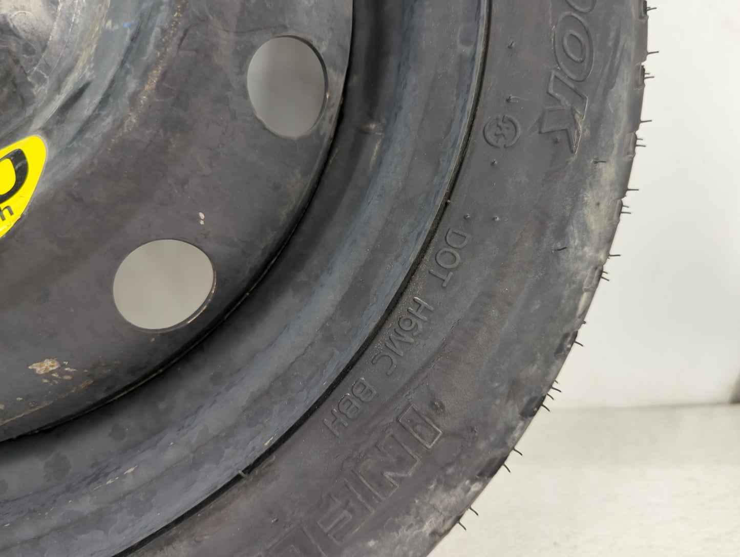 2022 Hyundai Elantra Spare Donut Tire Wheel Rim Oem 1486994 - Oemusedautoparts1.com