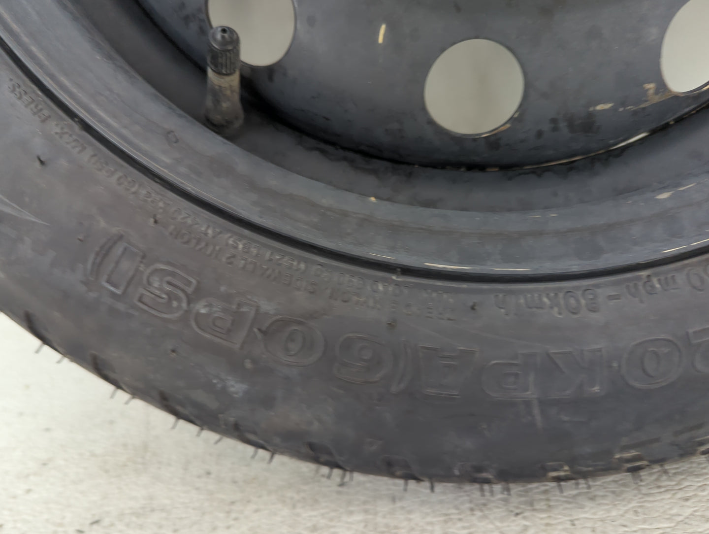 2022 Hyundai Elantra Spare Donut Tire Wheel Rim Oem 1486994 - Oemusedautoparts1.com