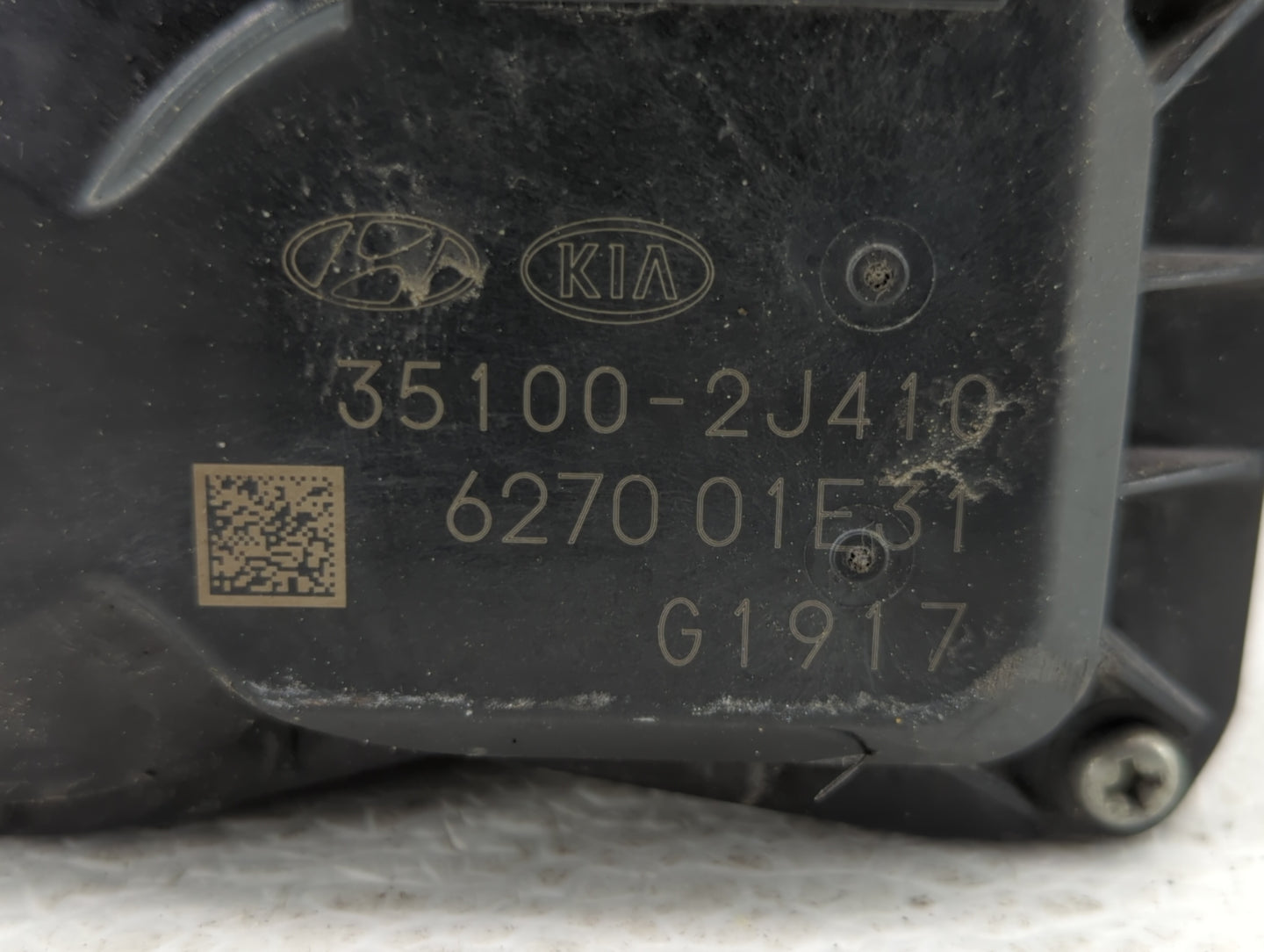 2021-2022 Hyundai Elantra Throttle Body P/N:35100-2J410 35100-2E400 Fits Fits 2021 2022 OEM Used Auto Parts - Oemusedautopar