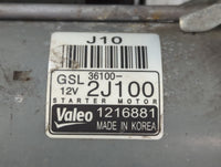 2021-2022 Hyundai Elantra Car Starter Motor Solenoid OEM P/N:1216881 36100-2J100 Fits Fits 2021 2022 OEM Used Auto Parts - O