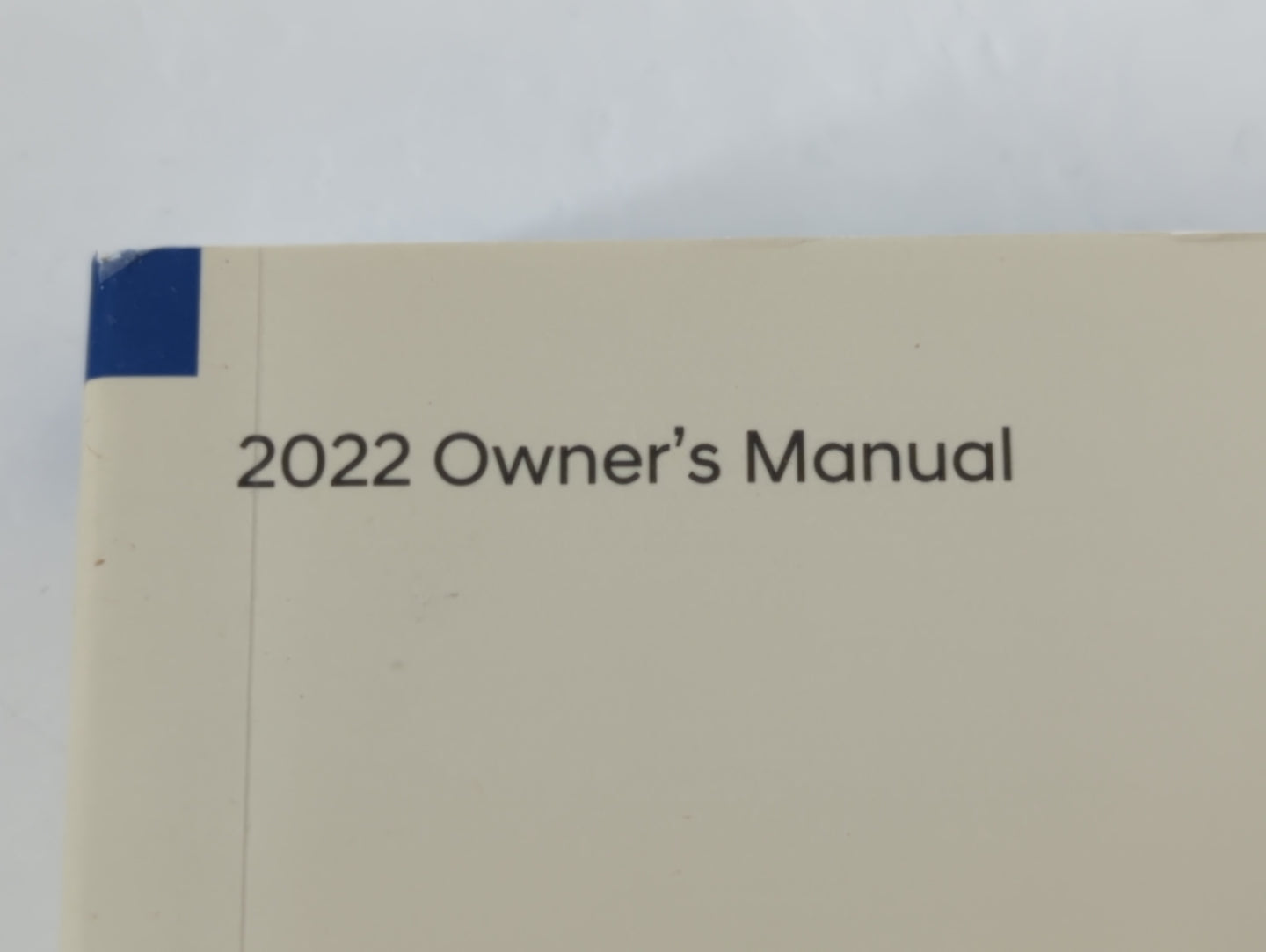 2022 Hyundai Elantra Owners Manual Book Guide P/N:NOAO-EU21F OEM Used Auto Parts - Oemusedautoparts1.com