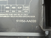 2021-2022 Hyundai Elantra Fusebox Fuse Box Panel Relay Module P/N:91956-AA020 Fits Fits 2021 2022 OEM Used Auto Parts - Oemu