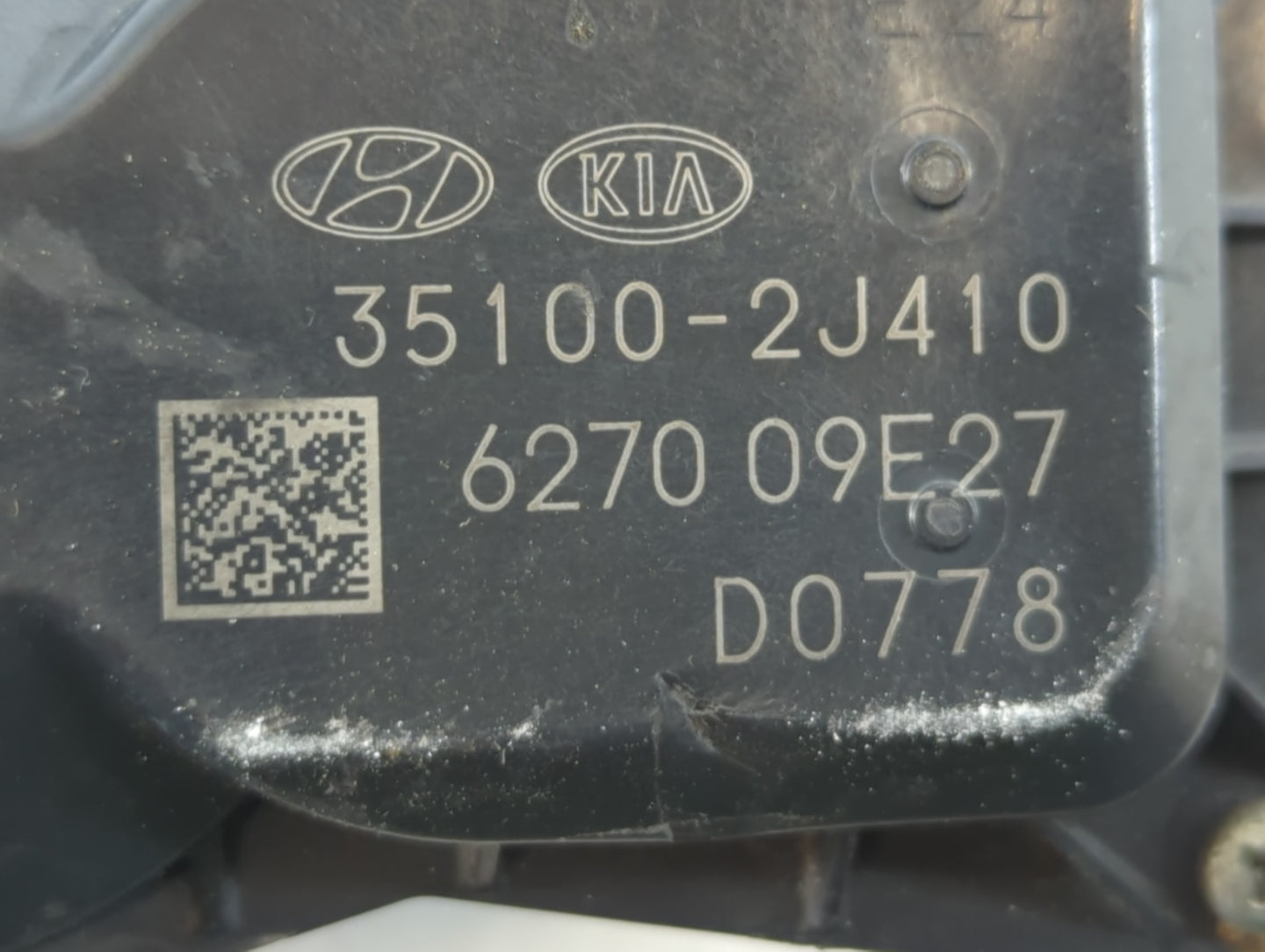 2021-2022 Hyundai Elantra Throttle Body P/N:6270 09E27 35100-2J410 Fits Fits 2021 2022 OEM Used Auto Parts - Oemusedautopart