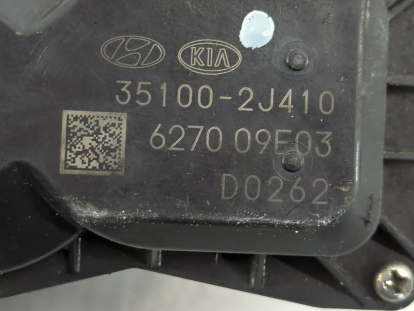 2021-2022 Hyundai Elantra Throttle Body P/N:6270 09E03 35100-2J410 Fits Fits 2021 2022 OEM Used Auto Parts - Oemusedautopart