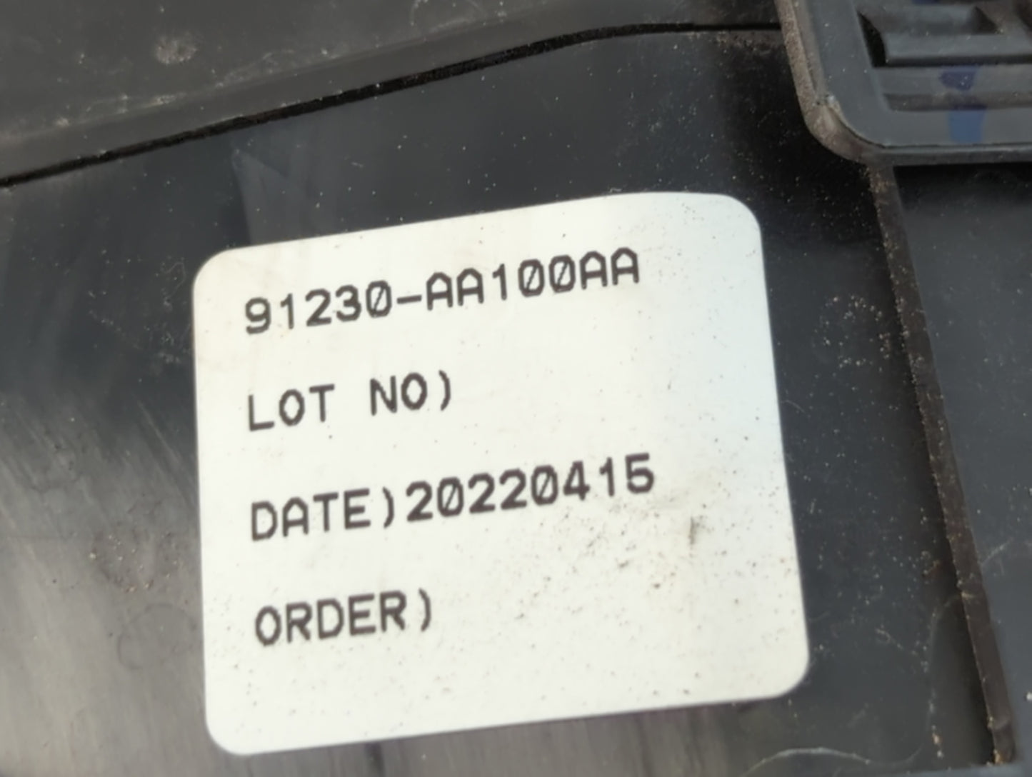 2021-2022 Hyundai Elantra Fusebox Fuse Box Panel Relay Module P/N:91230-AA100AA Fits Fits 2021 2022 OEM Used Auto Parts - Oe