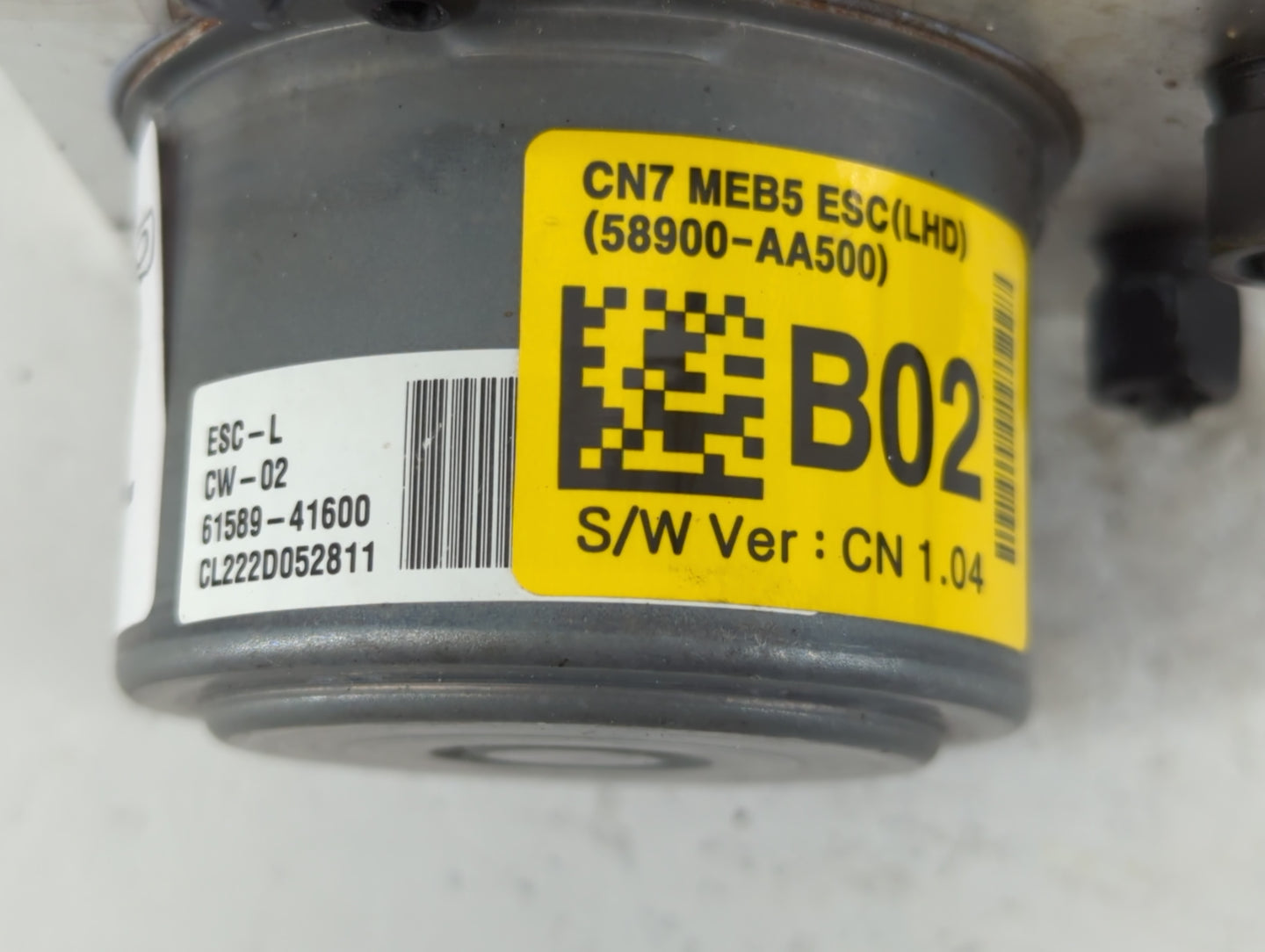 2022 Hyundai Elantra ABS Pump Control Module Replacement P/N:58900-AA500 Fits OEM Used Auto Parts - Oemusedautoparts1.com