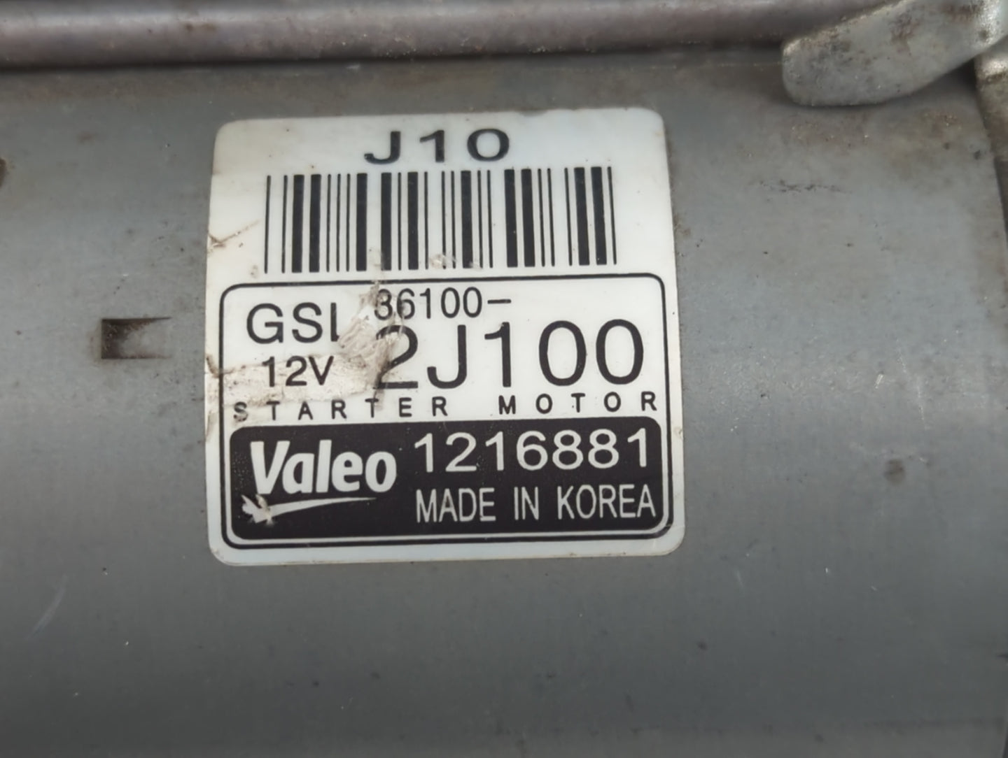 2021-2022 Hyundai Elantra Car Starter Motor Solenoid OEM P/N:36100-2J100 Fits Fits 2021 2022 OEM Used Auto Parts - Oemusedau