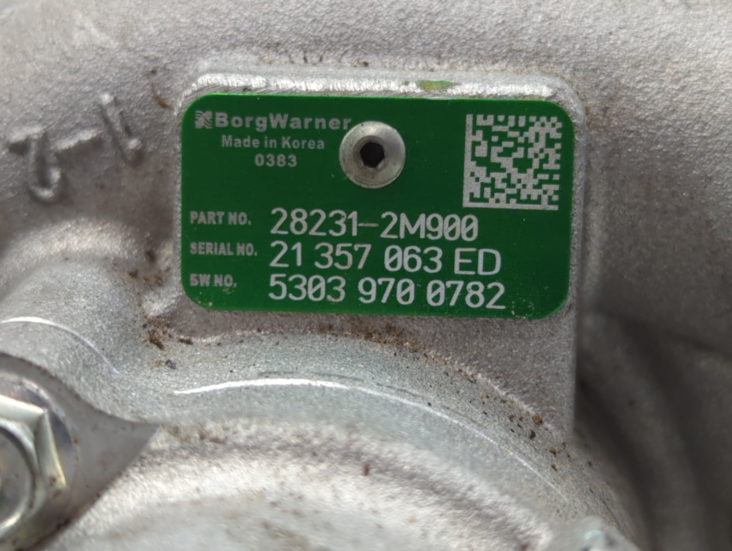 2021 Elantra Turbocharger Turbo Charger Super Charger Supercharger - Oemusedautoparts1.com