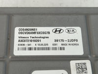 2022 Hyundai Kona PCM Engine Control Computer ECU ECM PCU OEM P/N:39175-2JDF0 Fits OEM Used Auto Parts - Oemusedautoparts1.c
