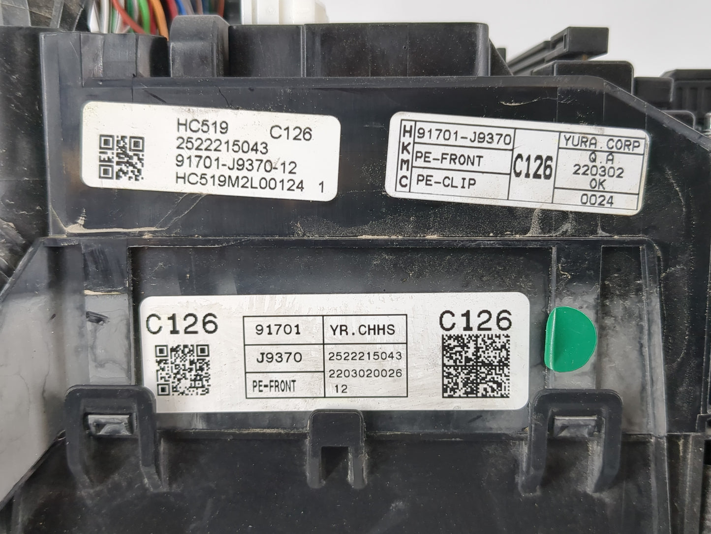 2022 Hyundai Kona Fusebox Fuse Box Panel Relay Module P/N:91701-J9430 Fits OEM Used Auto Parts - Oemusedautoparts1.com