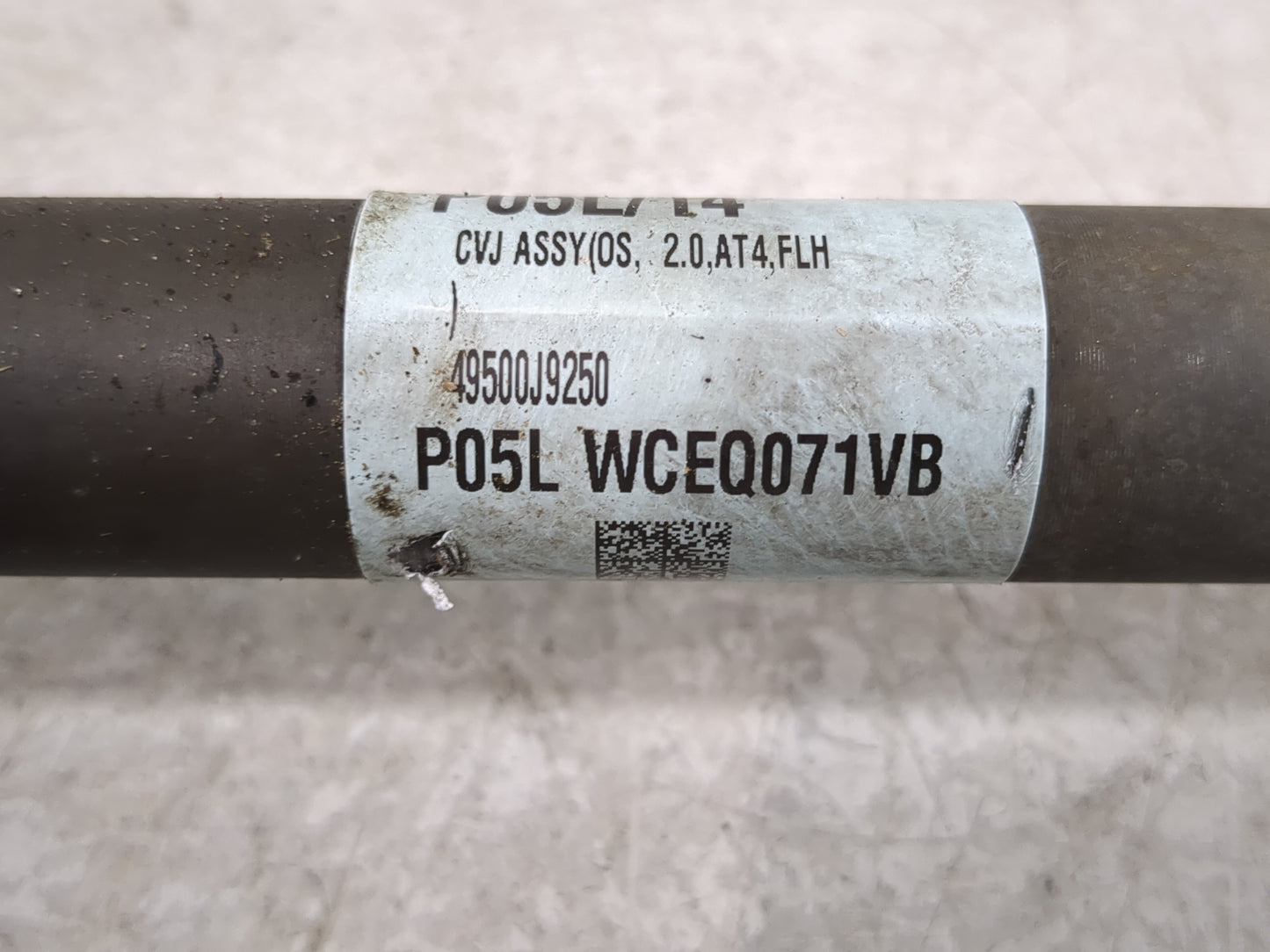 2022-2022 Hyundai Kona Axle Shaft Front Driver Cv C/v - Oemusedautoparts1.com