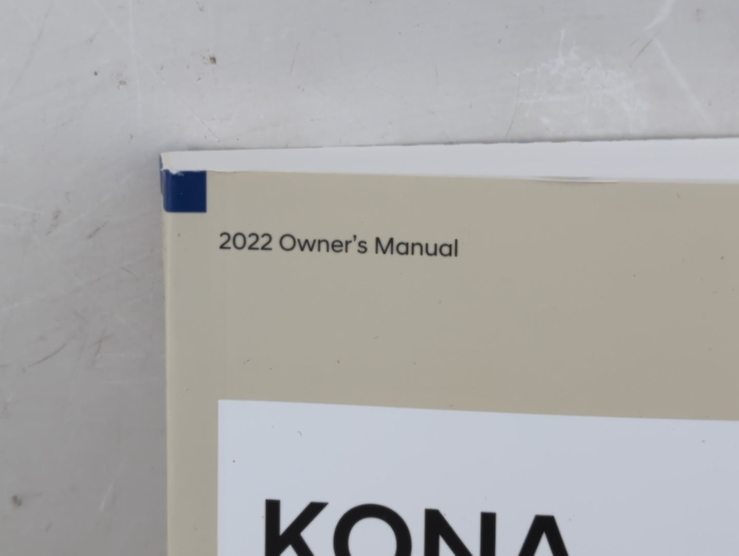 2022 Hyundai Kona Owners Manual Book Guide P/N:NJ9O-EU221 OEM Used Auto Parts - Oemusedautoparts1.com
