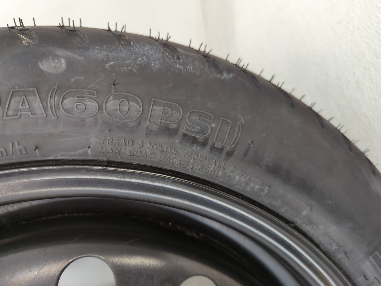 2018-2022 Hyundai Kona Spare Donut Tire Wheel Rim Oem - Oemusedautoparts1.com