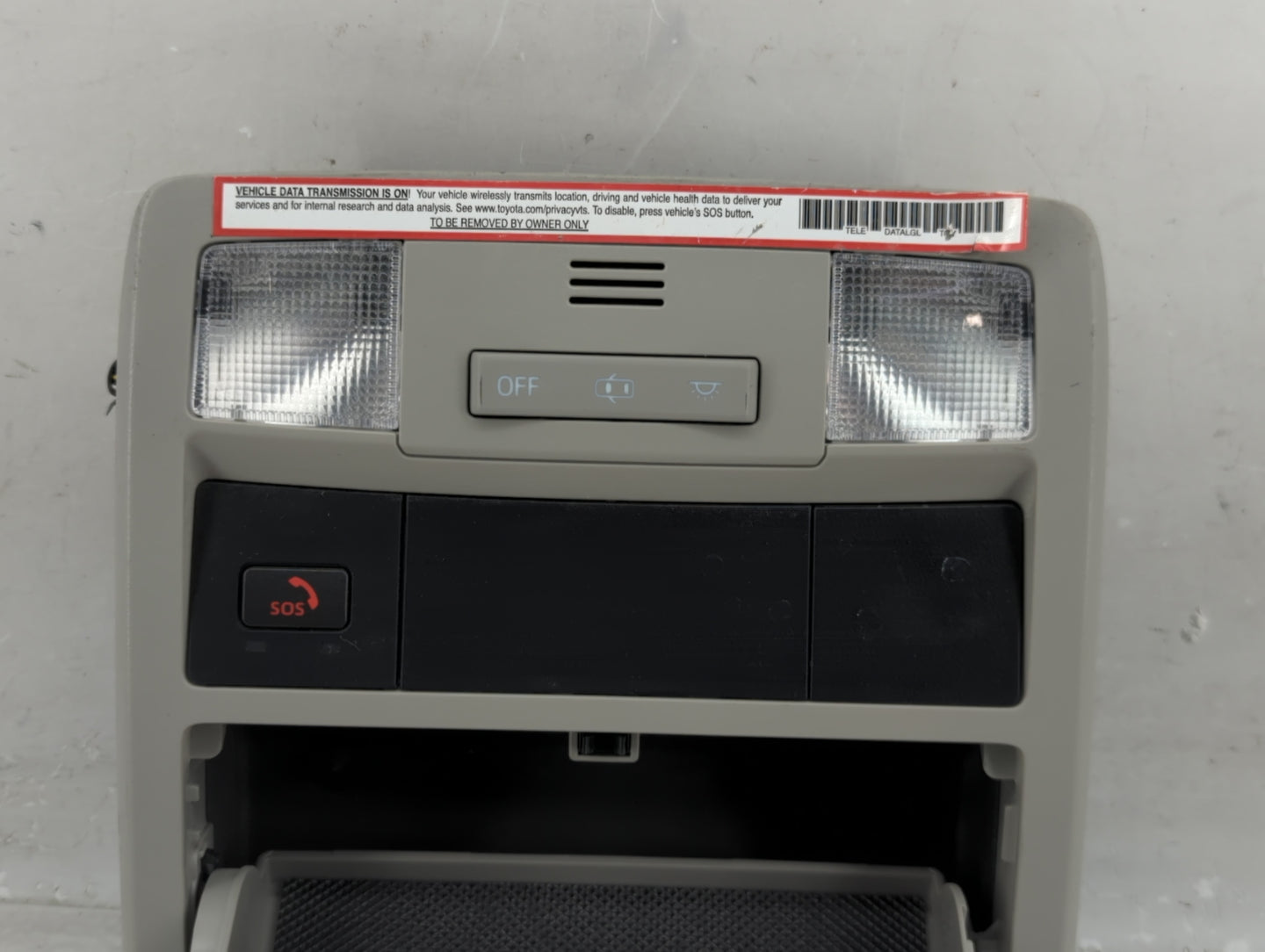 2018-2022 Hyundai Kona Overhead Roof Console 1321743 - Oemusedautoparts1.com