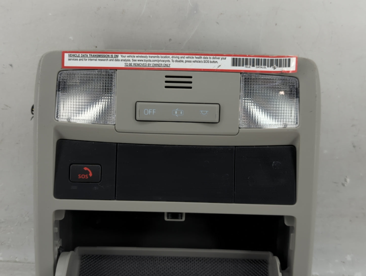 2018-2022 Hyundai Kona Overhead Roof Console 1321743 - Oemusedautoparts1.com