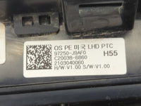 2022 Hyundai Kona Climate Control Module Temperature AC/Heater Replacement P/N:C20038-6860 97250-J9AF0 Fits OEM Used Auto Pa