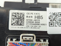 2022 Hyundai Kona Climate Control Module Temperature AC/Heater Replacement P/N:C20038-8450 97250-J9DT0 Fits OEM Used Auto Pa