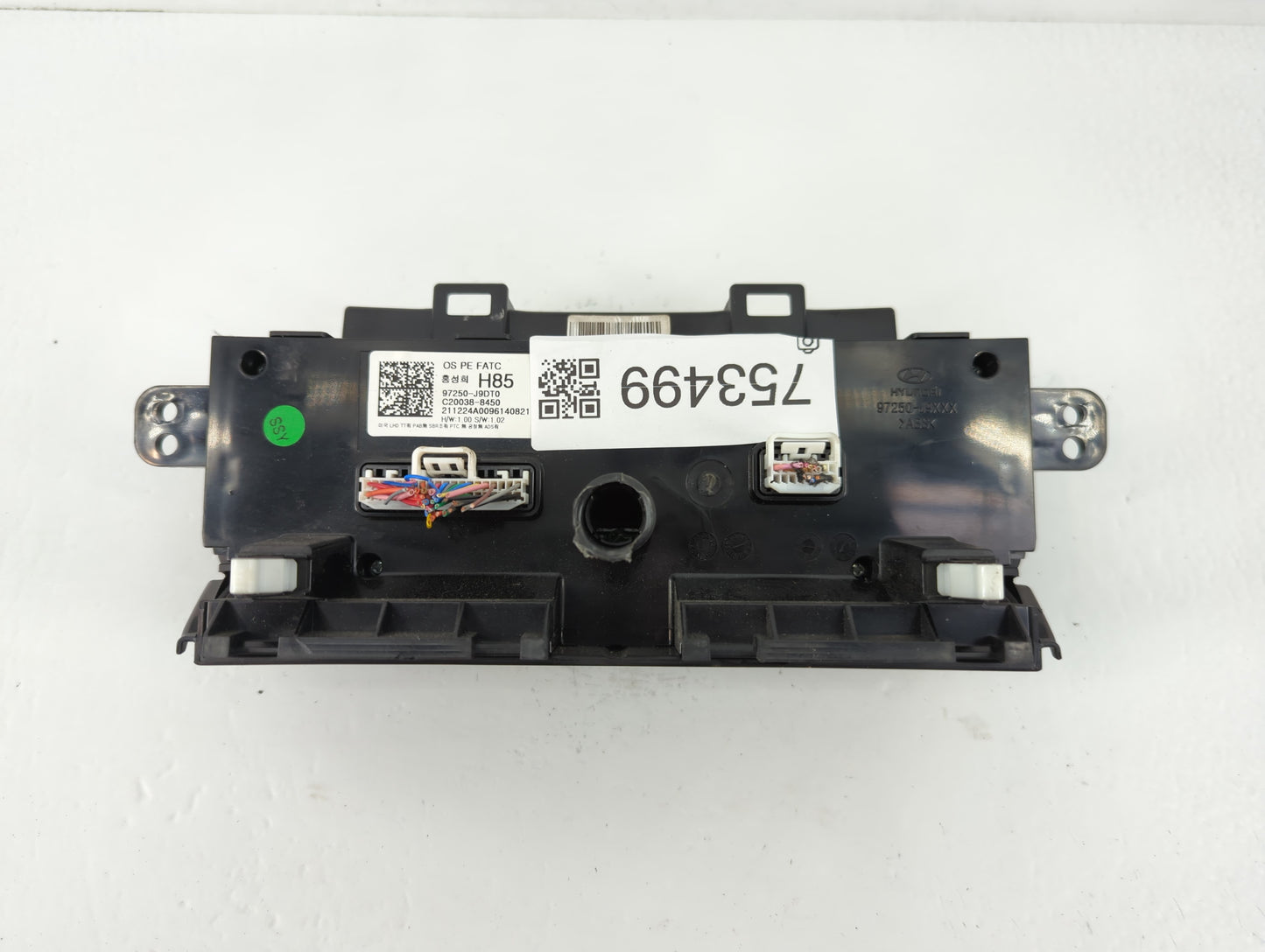 2022 Hyundai Kona Climate Control Module Temperature AC/Heater Replacement P/N:C20038-8450 97250-J9DT0 Fits OEM Used Auto Pa