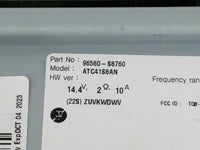 2020-2022 Hyundai Palisade Radio AM FM Cd Player Receiver Replacement P/N:96560-S8760 Fits Fits 2020 2021 2022 OEM Used Auto