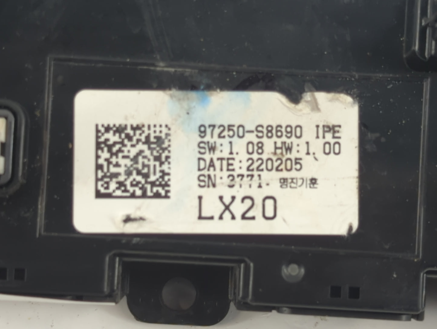 2020-2022 Hyundai Palisade Climate Control Module Temperature AC/Heater Replacement P/N:97250-S8690 Fits Fits 2020 2021 2022
