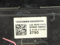 2022 Hyundai Palisade Climate Control Module Temperature AC/Heater Replacement P/N:97950-S8520 Fits OEM Used Auto Parts - Oe