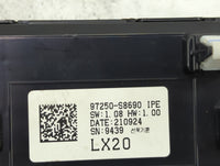 2020-2022 Hyundai Palisade Climate Control Module Temperature AC/Heater Replacement P/N:97250-S8690 Fits Fits 2020 2021 2022