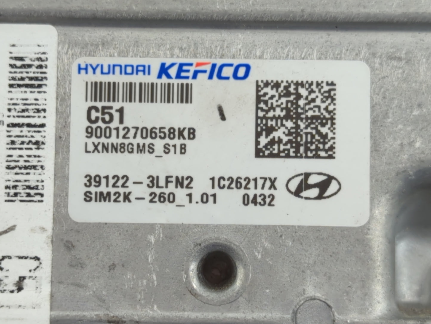 2020-2022 Hyundai Palisade PCM Engine Control Computer ECU ECM PCU OEM P/N:9001270658KB 39122-3LFN2 Fits Fits 2020 2021 2022