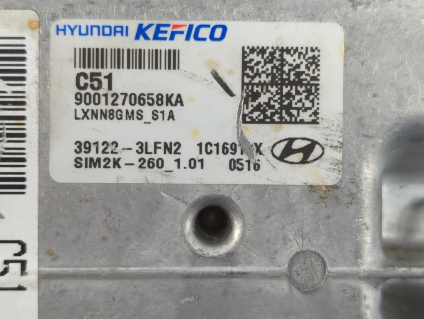 2020-2022 Hyundai Palisade PCM Engine Control Computer ECU ECM PCU OEM P/N:39122-3LFN2 Fits Fits 2020 2021 2022 OEM Used Aut