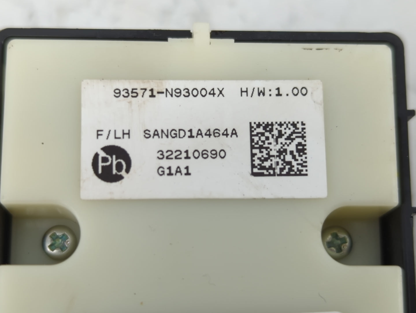 2022 Hyundai Santa Cruz Master Power Window Switch Replacement Driver Side Left P/N:93571-N93004X Fits OEM Used Auto Parts -