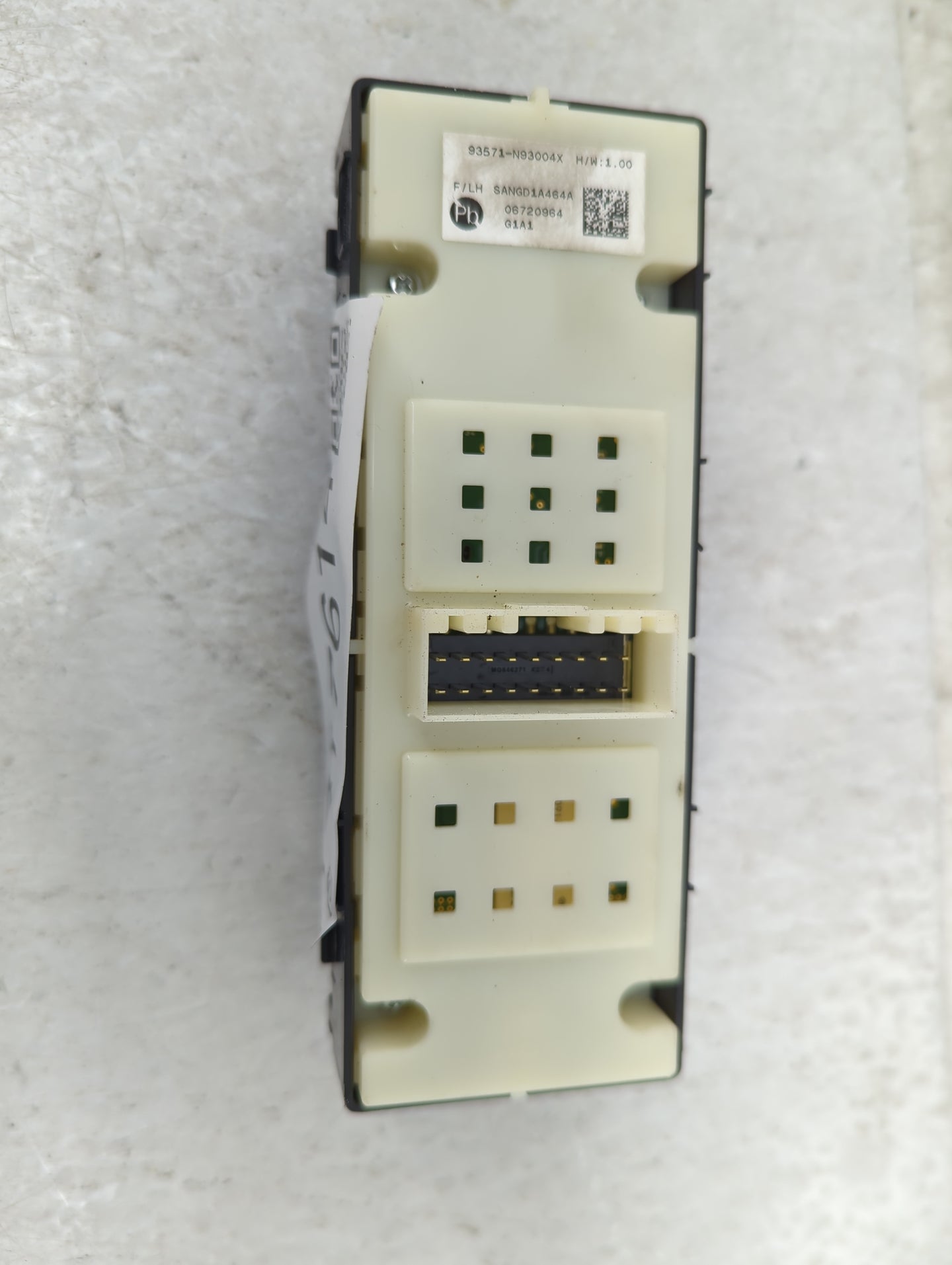 2022 Hyundai Santa Cruz Master Power Window Switch Replacement Driver Side Left P/N:93571-N93004X Fits OEM Used Auto Parts -