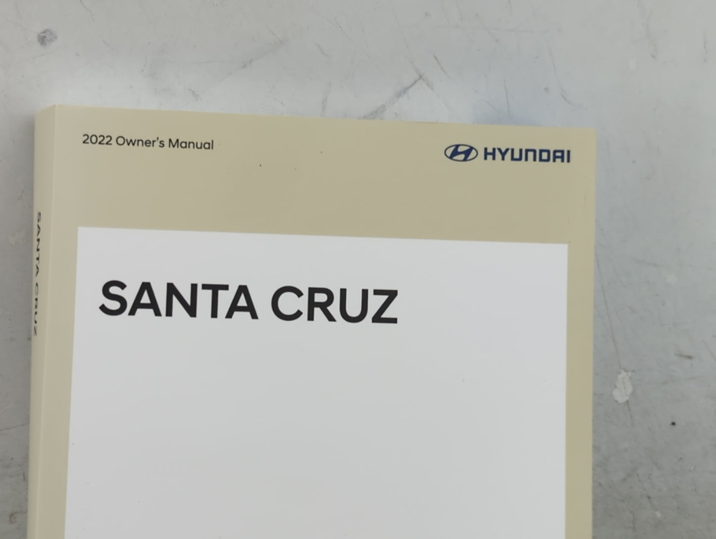 2022 Hyundai Santa Cruz Owners Manual Book Guide OEM Used Auto Parts - Oemusedautoparts1.com